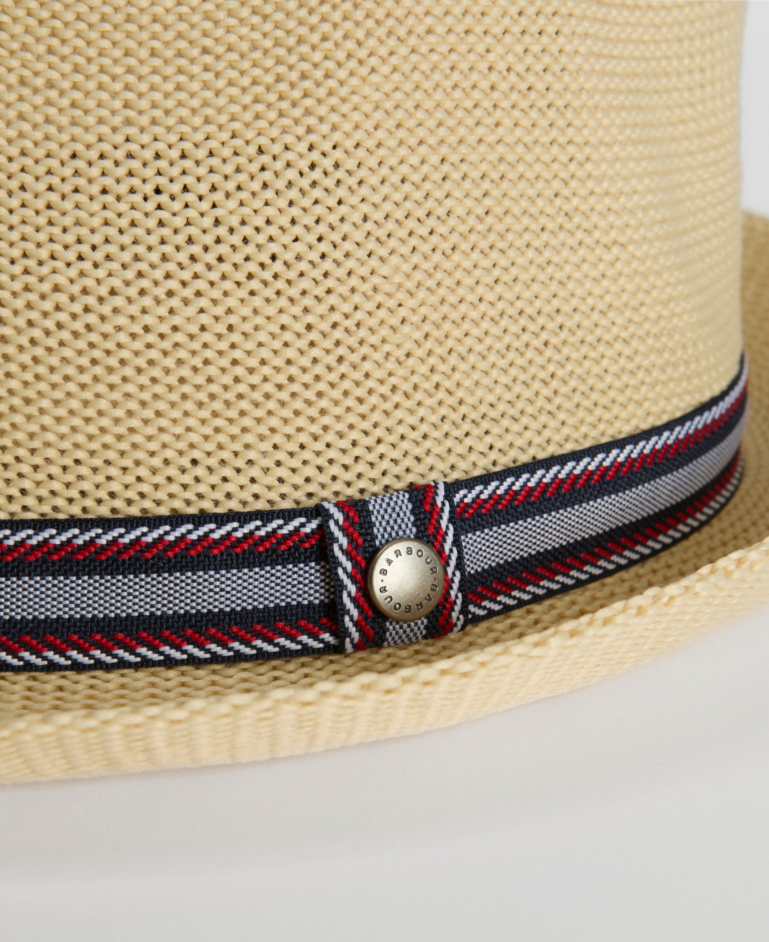 Barbour Ecru Linford Trilby Summer Hat #Colour_Ecru