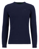 Barbour Essential Lambswool Crew Neck #Colour_Navy