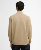 Barbour Washed Stone Lingwood Compact Cotton Half Zip Sweater #Colour_Washed Stone