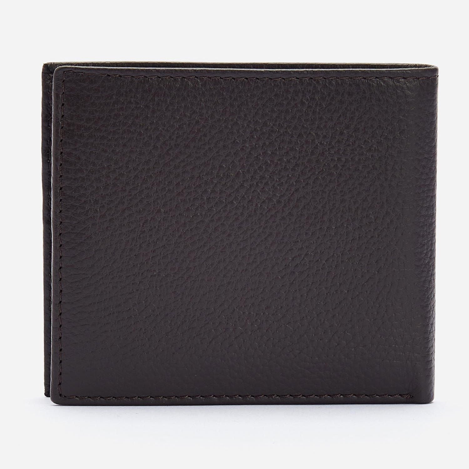 Barbour Dark Brown Barbour Amble Leather Billfold wallet #Colour_Dark Brown