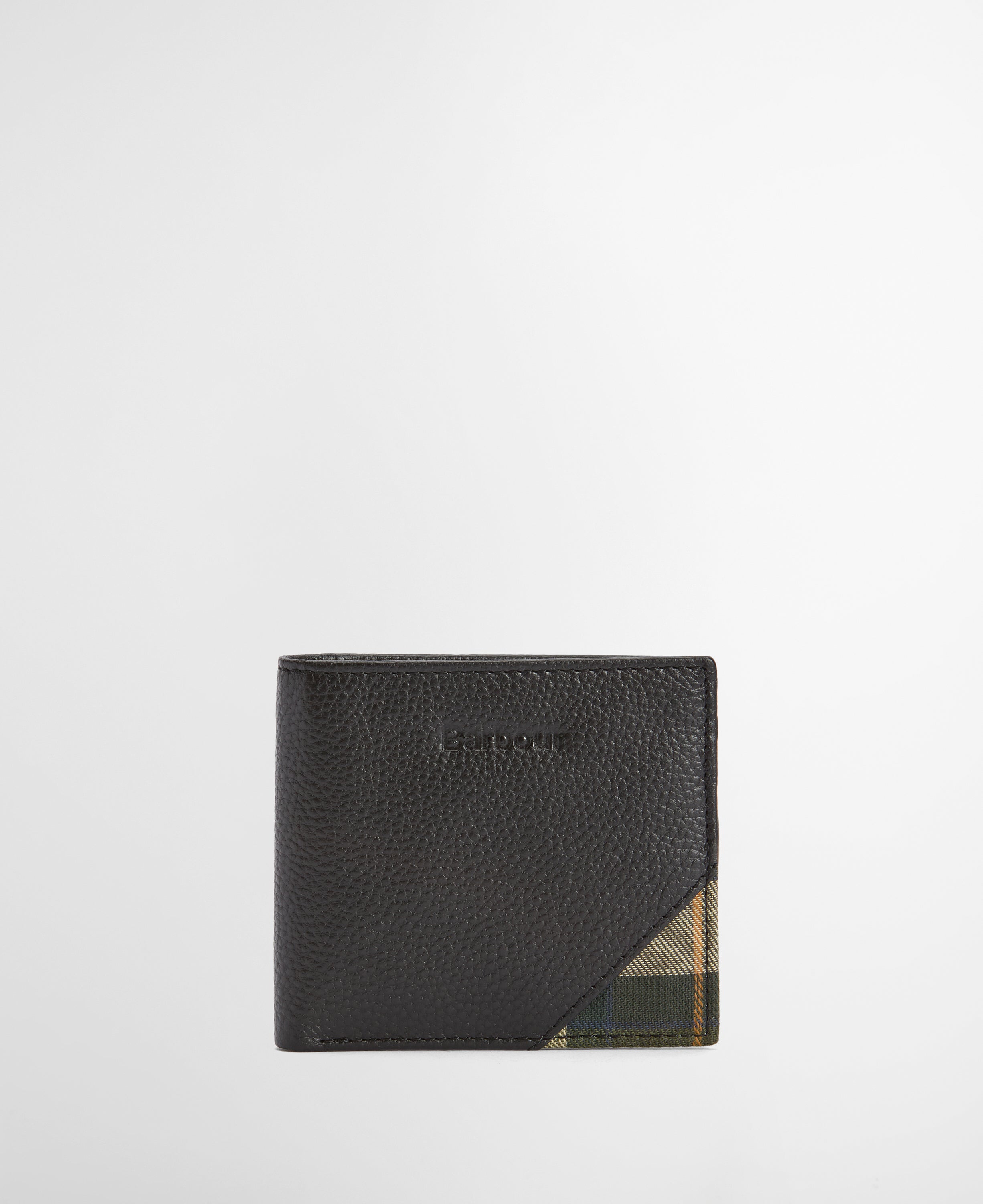 Barbour Black/Ancient Tarbert Leather Wallet #Colour_Black/Ancient
