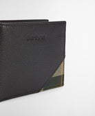 Barbour Black/Ancient Tarbert Leather Wallet #Colour_Black/Ancient