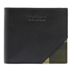 Barbour Black/Ancient Tarbert Leather Wallet #Colour_Black/Ancient