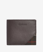 Barbour Chocolate Tarbert Leather Wallet #Colour_Chocolate