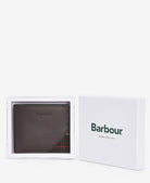 Barbour Chocolate Tarbert Leather Wallet #Colour_Chocolate