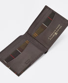 Barbour Chocolate Tarbert Leather Wallet #Colour_Chocolate