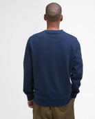 Barbour Navy Pique Applique Crew Sweatshirt #Colour_Navy