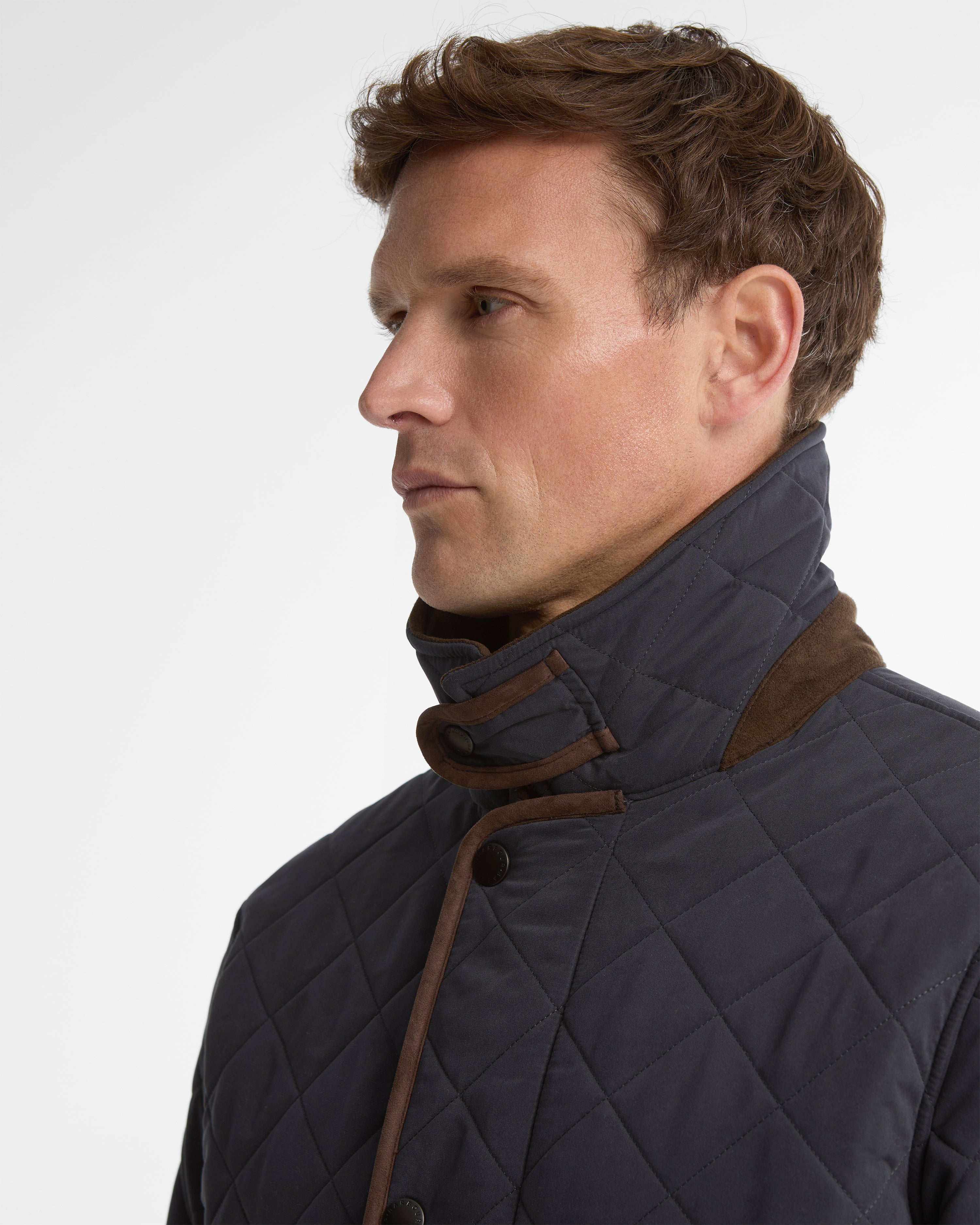 Barbour Thursby Polarquilt Jacket #Colour_Dark Navy