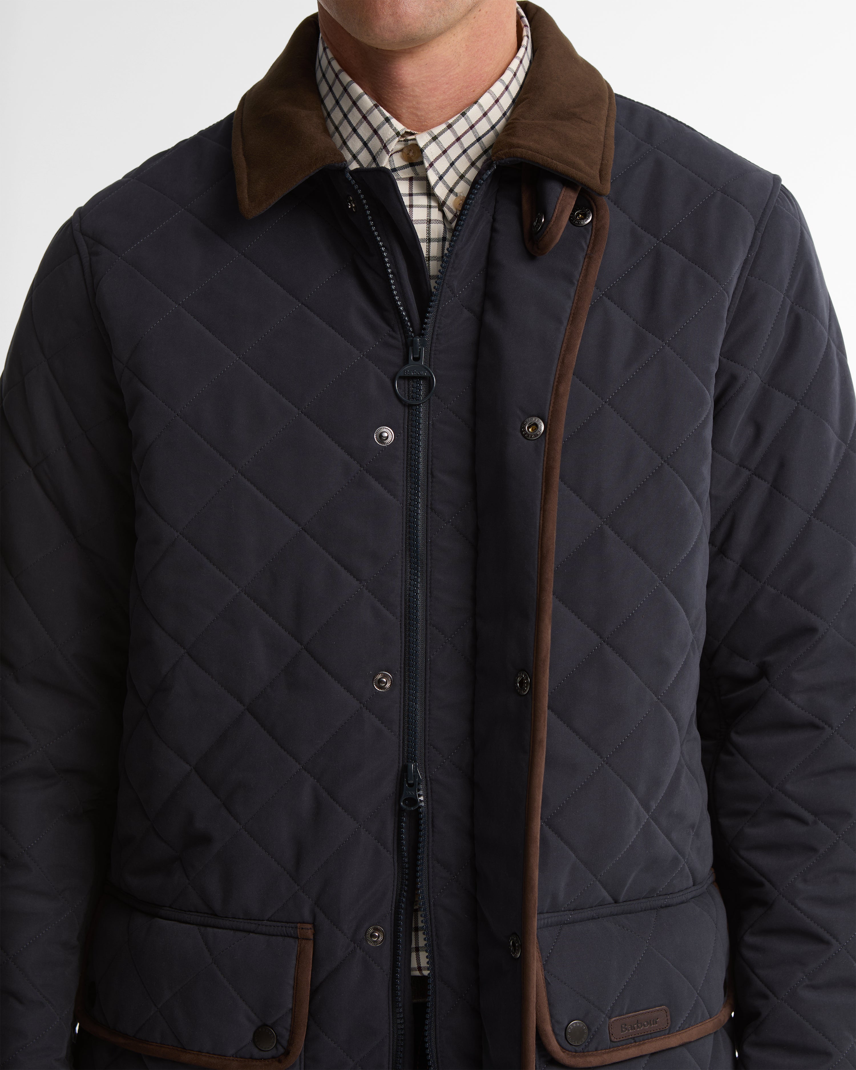 Barbour Thursby Polarquilt Jacket #Colour_Dark Navy