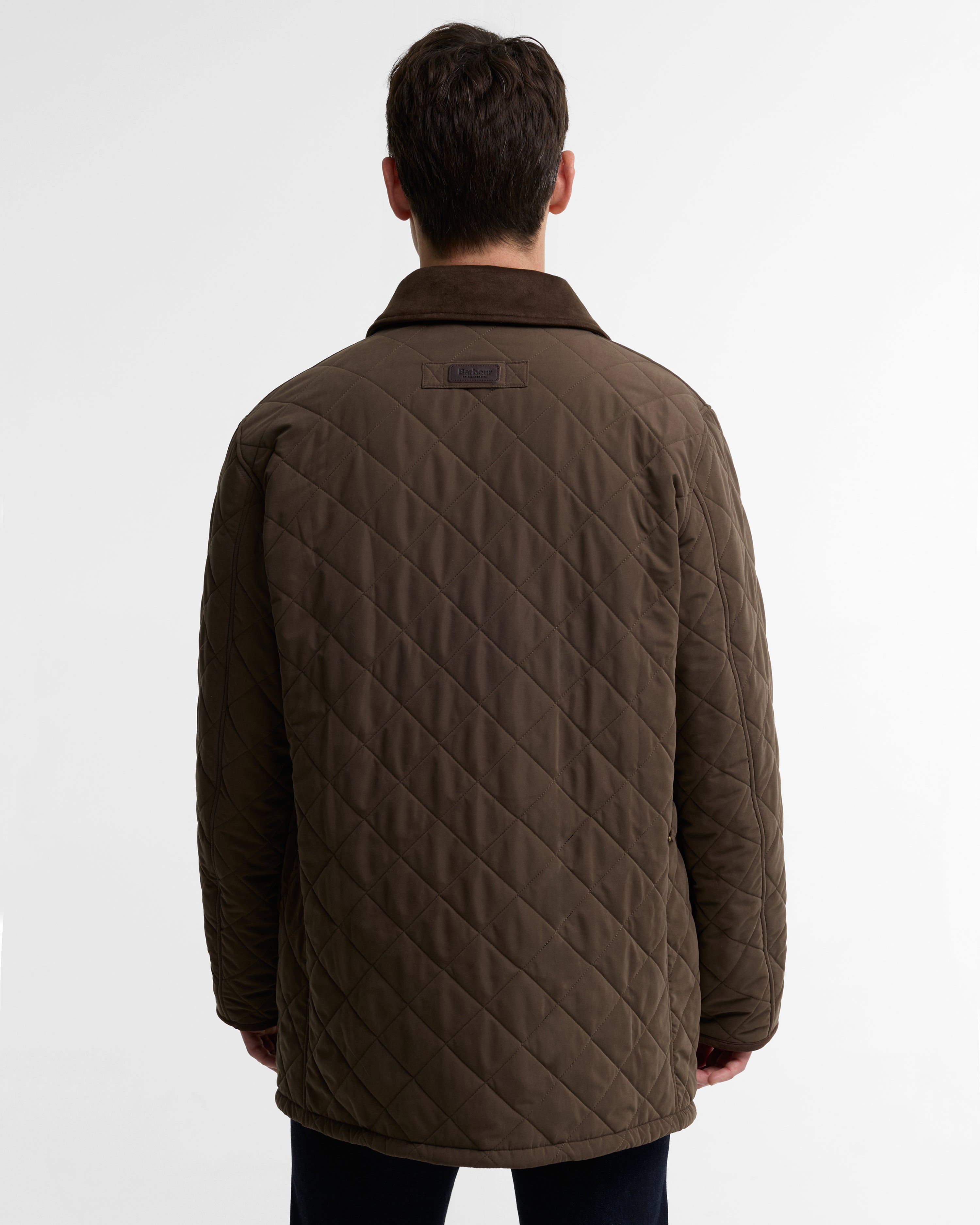 Barbour Thursby Polarquilt Jacket #Colour_Dark Olive