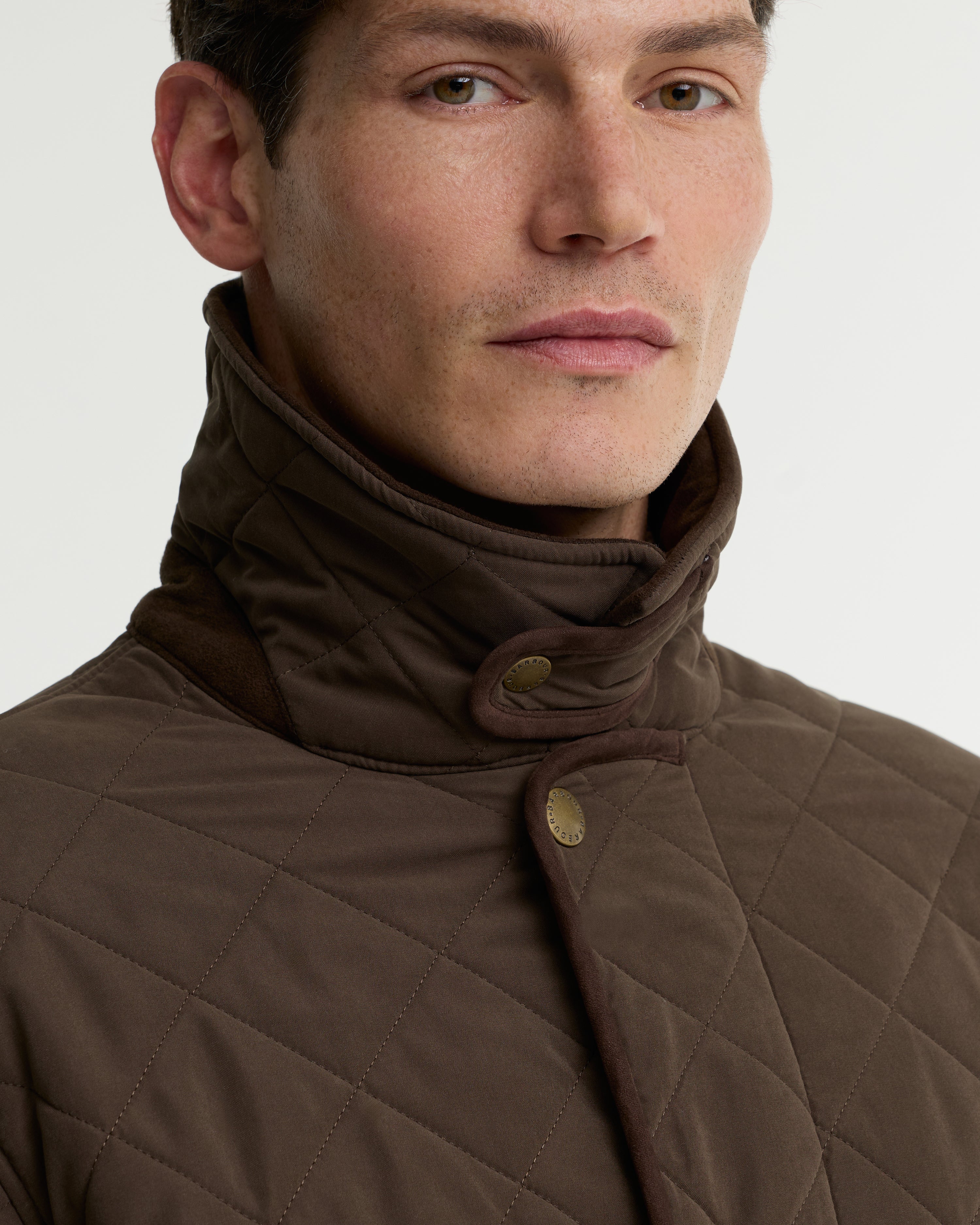 Barbour Thursby Polarquilt Jacket #Colour_Dark Olive