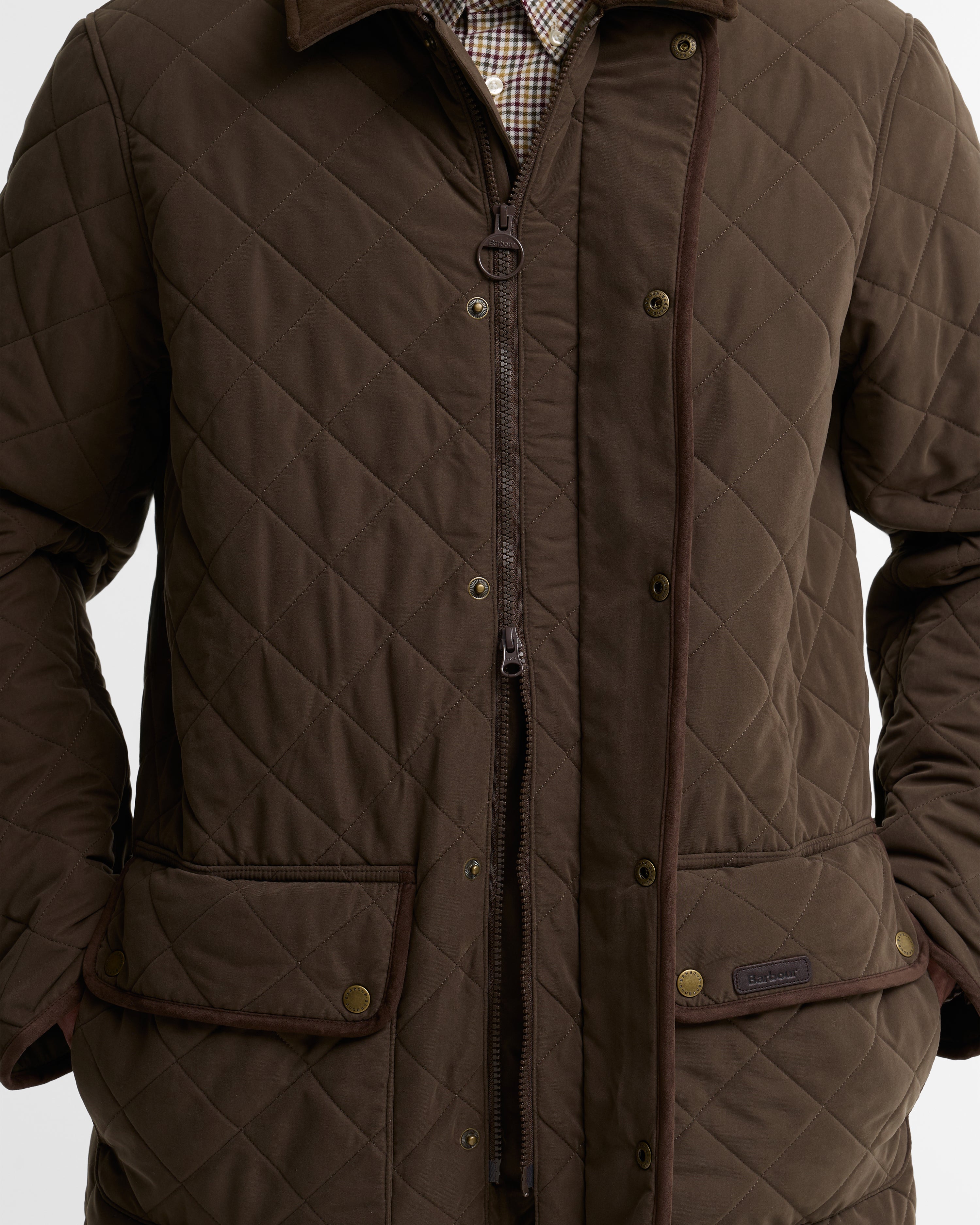 Barbour Thursby Polarquilt Jacket #Colour_Dark Olive