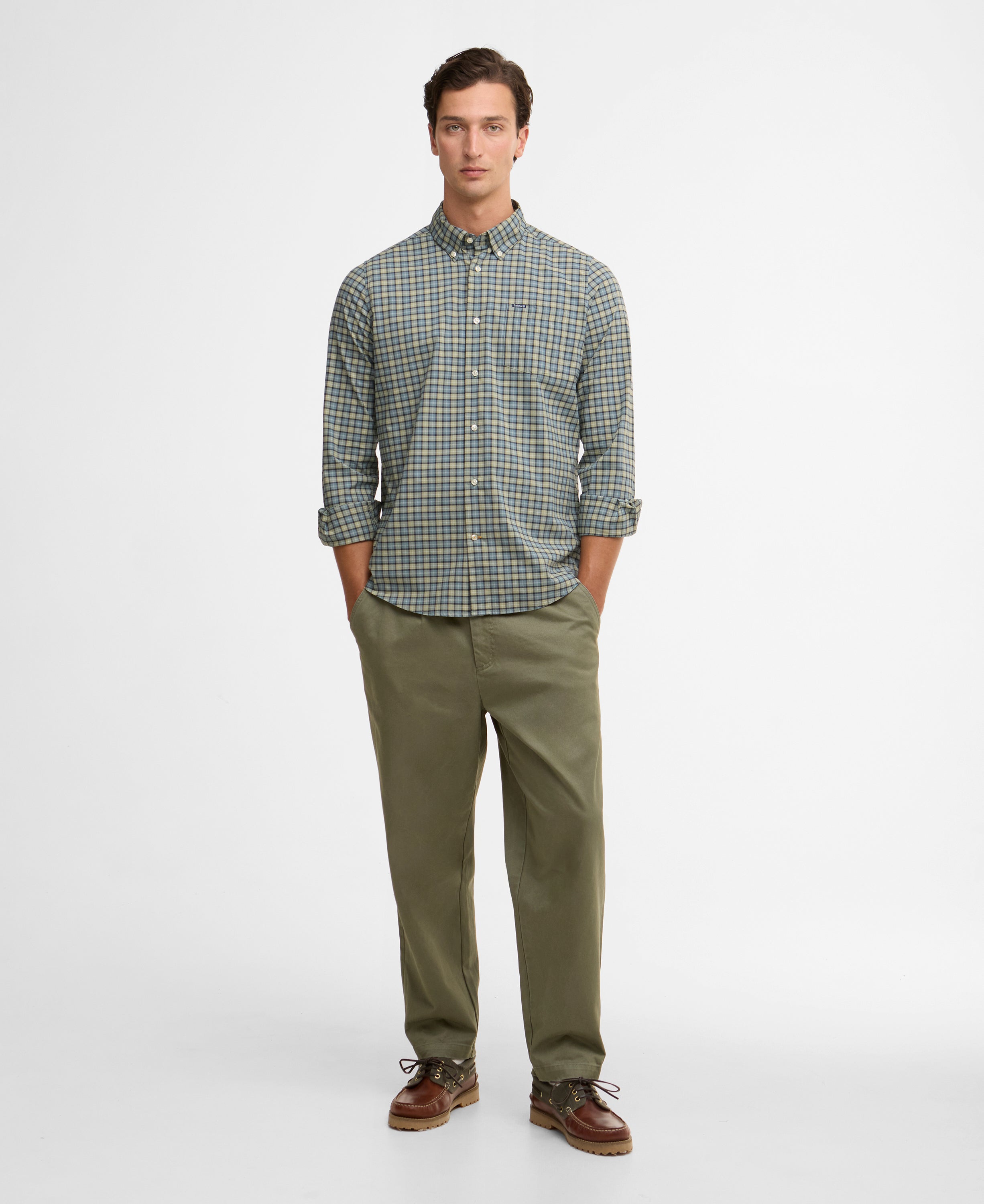 Barbour Highland Loch Tartan Lomond Tailored Tartan Shirt #Colour_Highland Loch Tartan