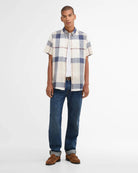 Barbour Oban Mist Tartan Douglas SS Tailored Shirt #Colour_Oban Mist Tartan