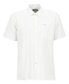 Barbour White Nelson SS Summer Fit Shirt #Colour_White