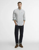 Barbour Slate Linton Tailored Shirt #Colour_Slate