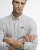 Barbour Slate Linton Tailored Shirt #Colour_Slate