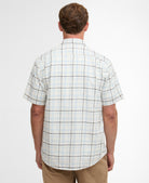 Barbour Heritage Blue Glover SS Linen Blend Regular Shirt #Colour_Heritage Blue