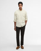Barbour Sea Green Cresswell Seersucker LS Tailored Shirt #Colour_Sea Green