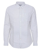 Barbour Sea Green Cresswell Seersucker LS Tailored Shirt #Colour_Sea Green