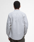 Barbour Sea Green Cresswell Seersucker LS Tailored Shirt #Colour_Sea Green