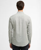 Barbour Bleached Olive Nelson Striped LS Tailored Shirt #Colour_Bleached Olive