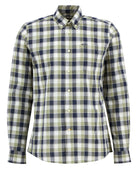 Barbour Olive Harwood Gingham Tailored Shirt #Colour_Olive
