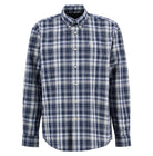 Barbour Navy Witton Checked Regular Shirt #Colour_Navy