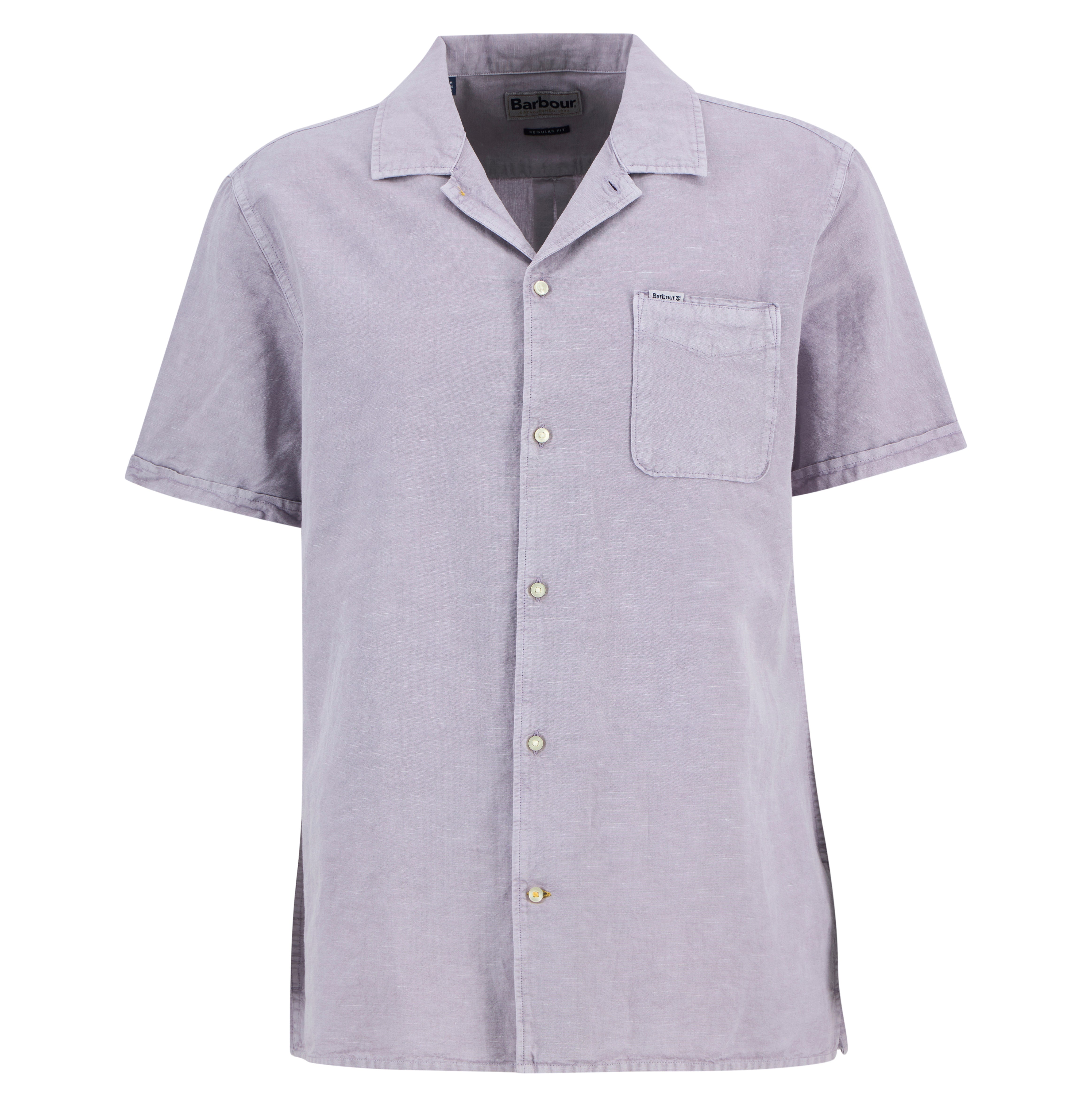 Barbour Heather Mist Landkey Overdid Summer Fit Shirt #Colour_Heather Mist