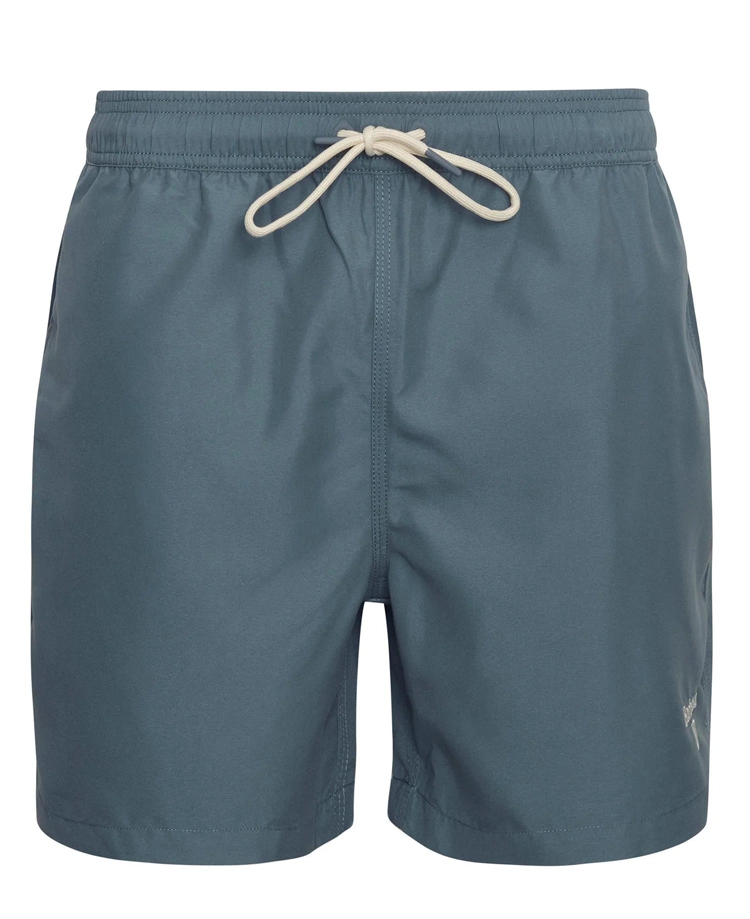 Barbour Vintage Teal Staple Logo 5" Swim Short #Colour_Vintage Teal