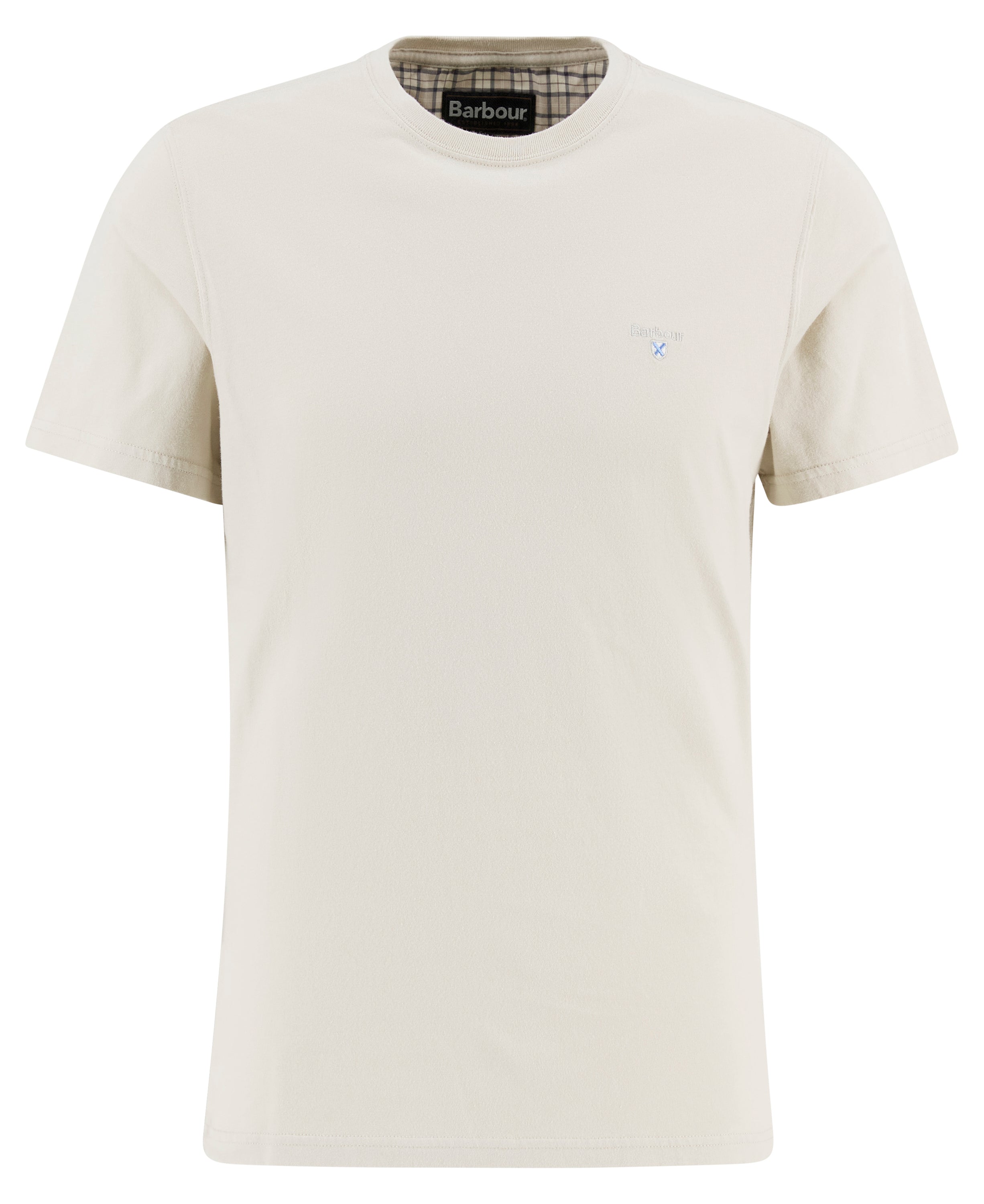 Barbour Mist Tartan Sports T-Shirt #Colour_Mist
