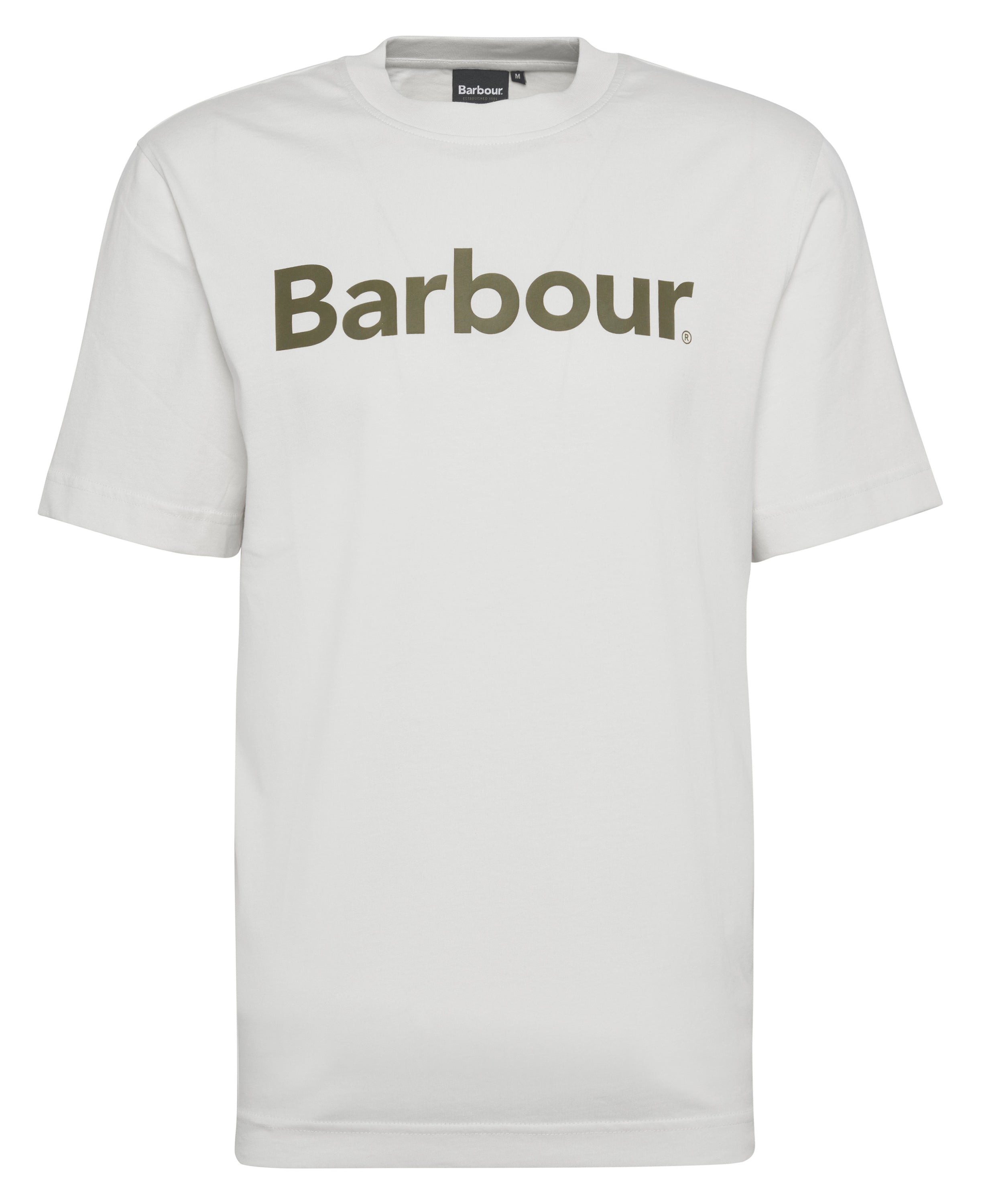 Barbour Antique White Logo Relaxed T-Shirt #Colour_Antique White