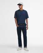 Barbour Navy Sports Relaxed T-Shirt #Colour_Navy