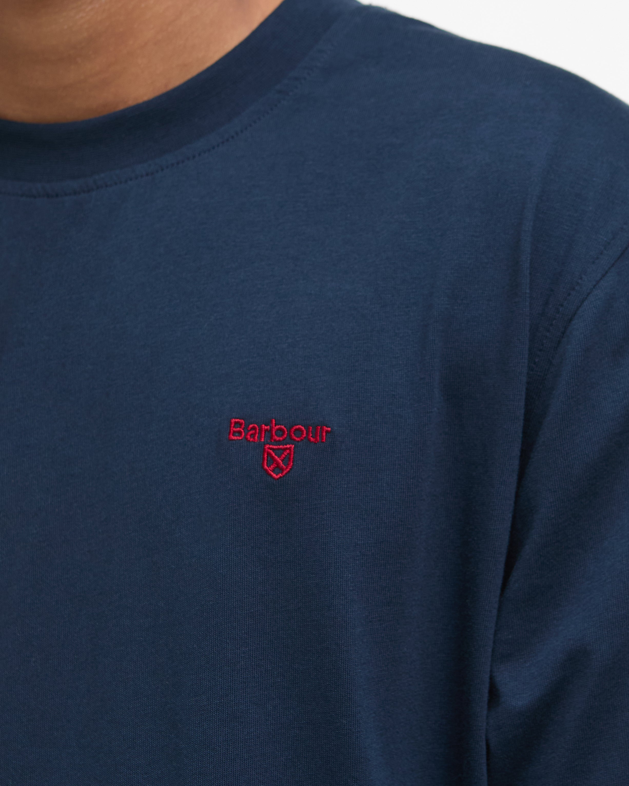 Barbour Navy Sports Relaxed T-Shirt #Colour_Navy