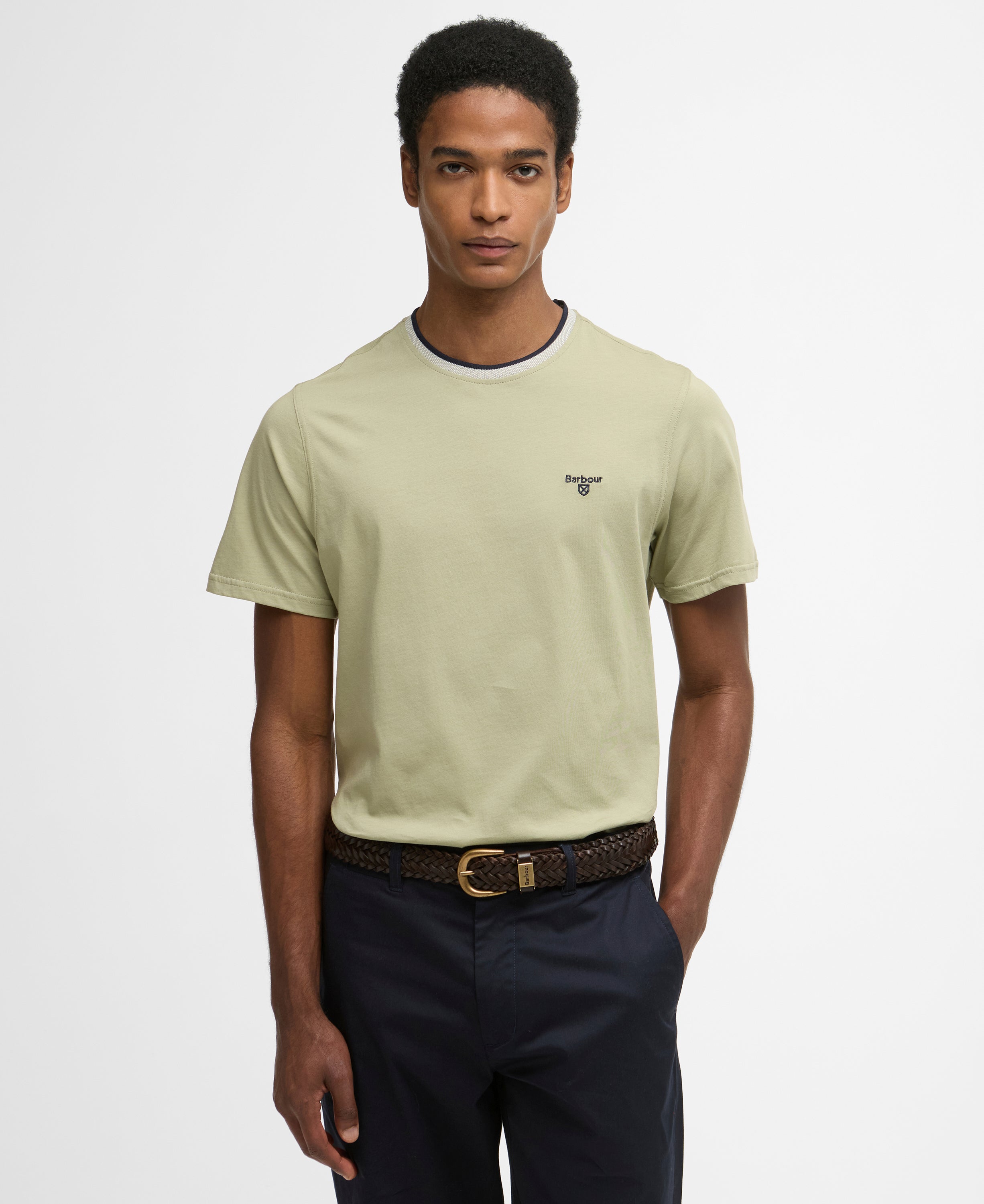 Barbour Sea Green Cornsay Tailored T-Shirt #Colour_Sea Green