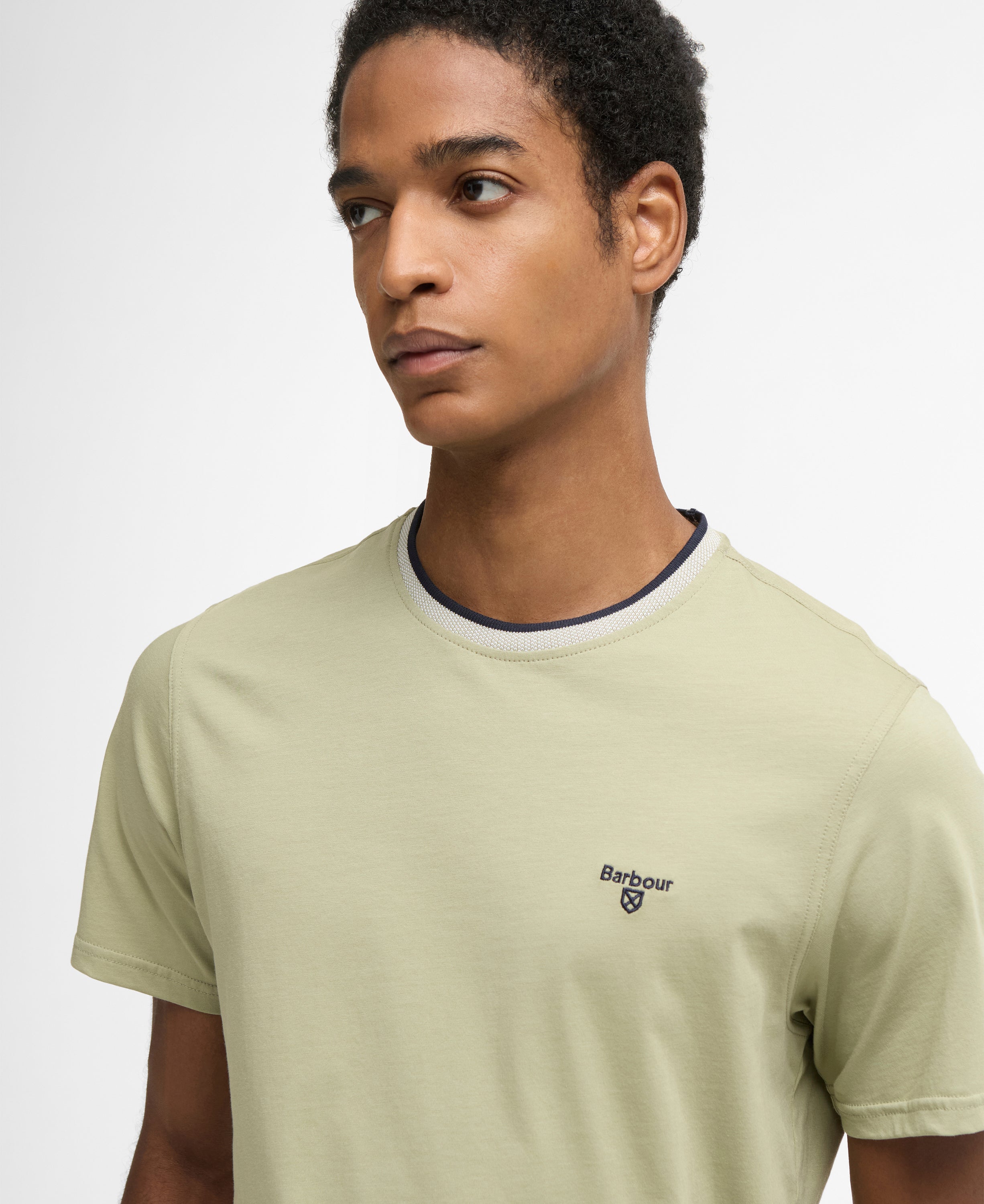 Barbour Sea Green Cornsay Tailored T-Shirt #Colour_Sea Green