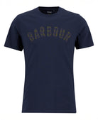 Barbour Navy Berwick Tartan T-Shirt #Colour_Navy