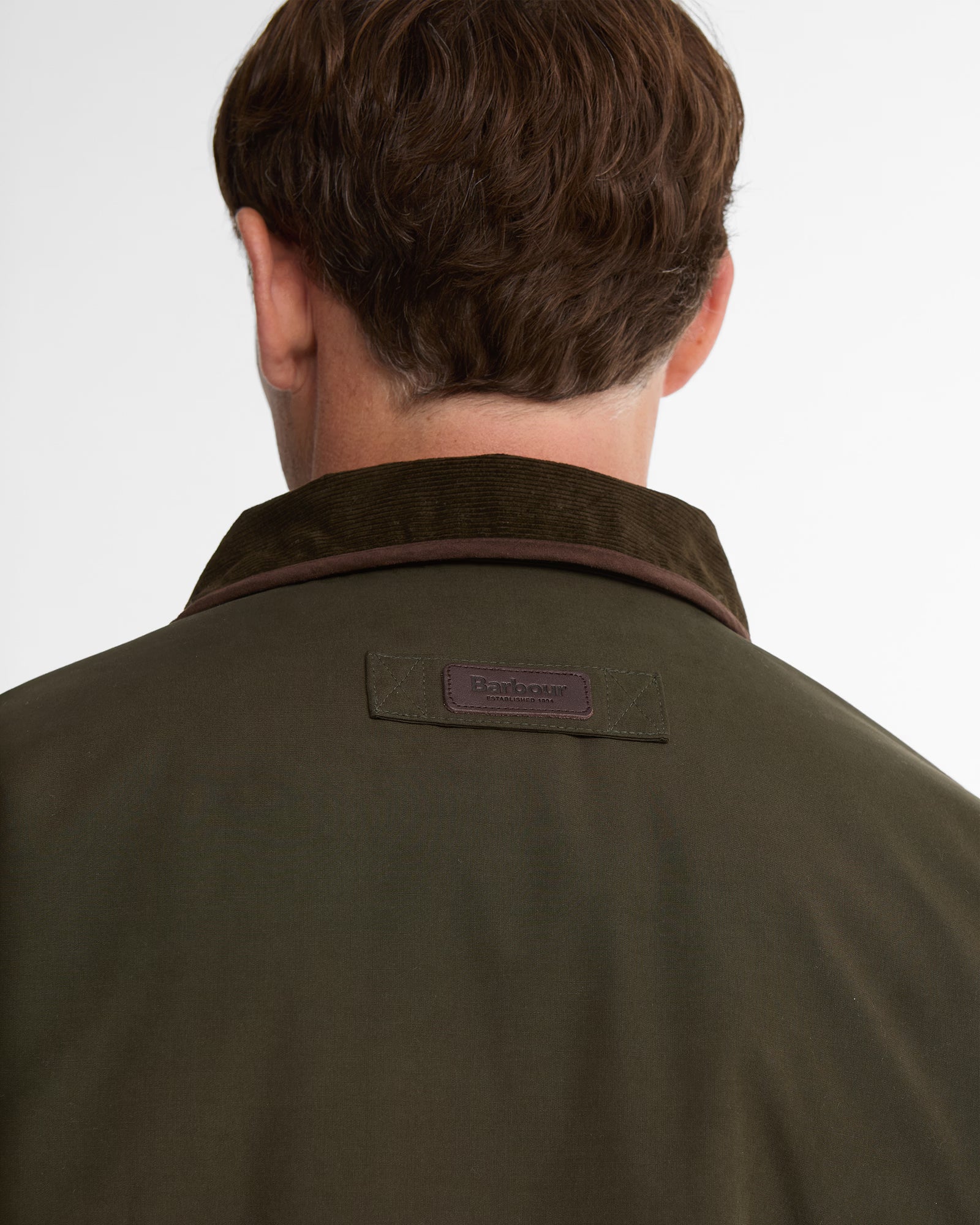 Barbour Broomfield Waterproof Jacket #Colour_Dark Olive