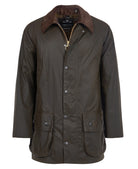 Barbour Olive Classic Beaufort Wax Jacket #Colour_Olive