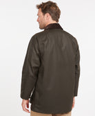 Barbour Olive Classic Beaufort Wax Jacket #Colour_Olive