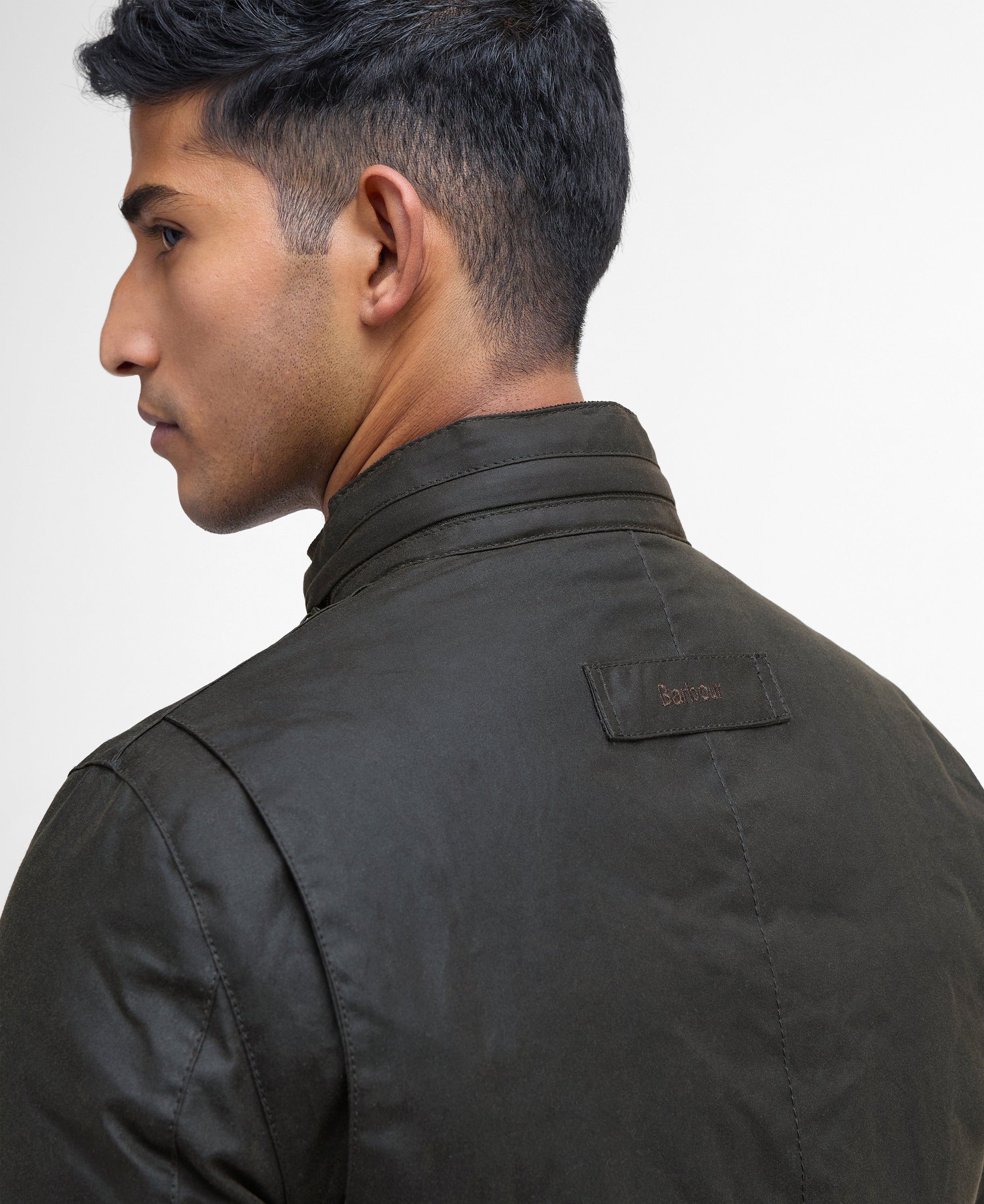 Barbour Olive/Classic Corbridge Wax Jacket #Colour_Olive/Classic