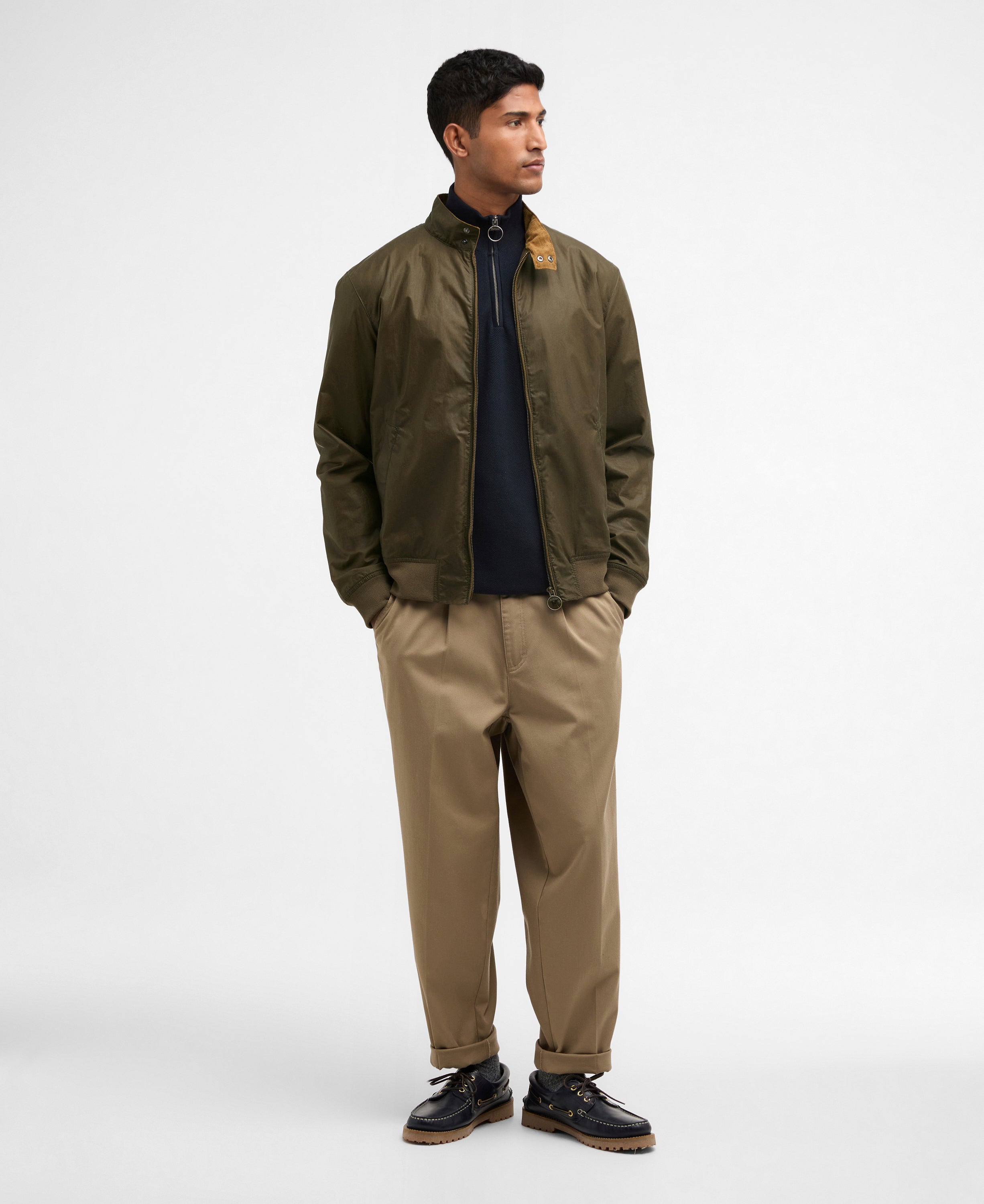 Barbour Beech Lightweight Royston Wax Jacket #Colour_Beech