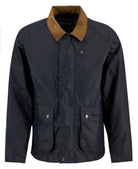 Barbour Royal Navy/Highland Loch Modern Bedale Wax Jacket #Colour_Royal Navy/Highland Loch