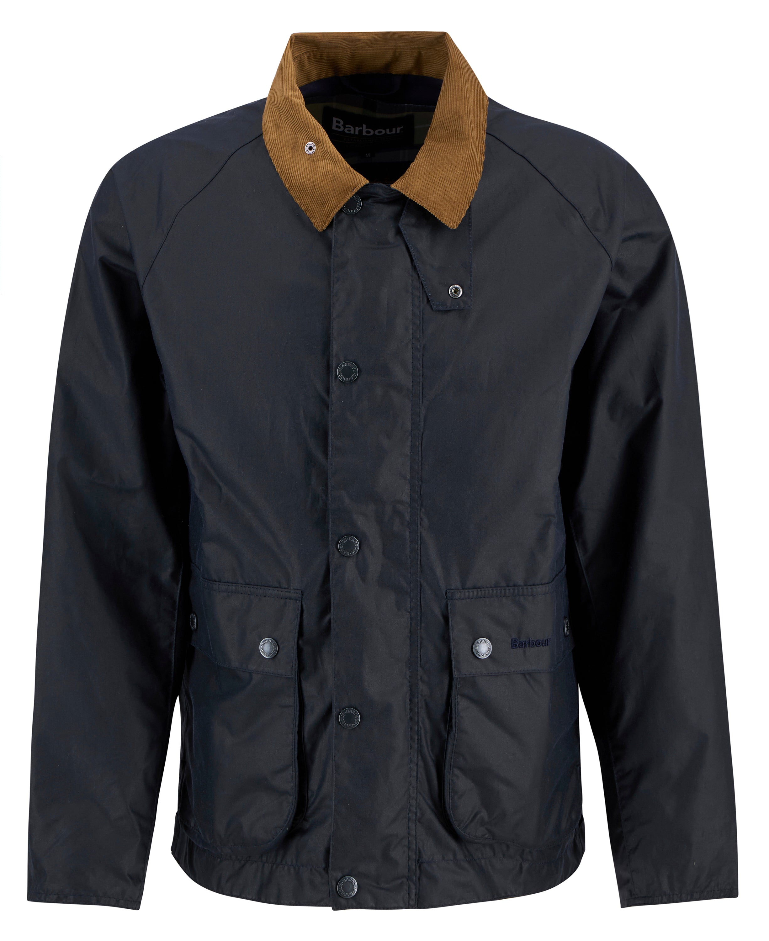 Barbour Royal Navy/Highland Loch Modern Bedale Wax Jacket #Colour_Royal Navy/Highland Loch