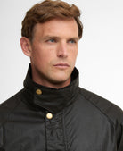 Barbour Dark Olive Lightweight Stratford Wax Jacket #Colour_Dark Olive