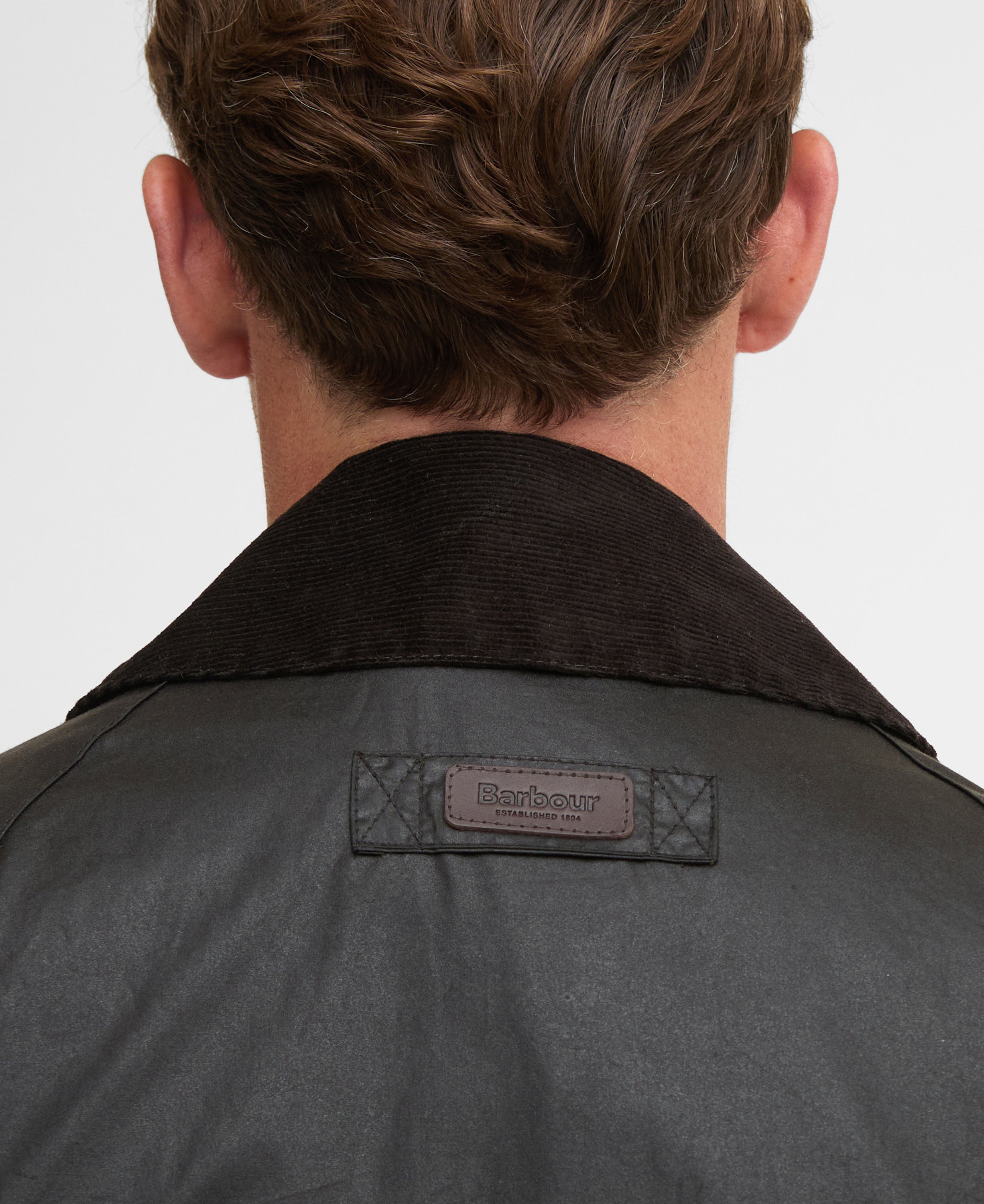 Barbour Dark Olive Lightweight Stratford Wax Jacket #Colour_Dark Olive