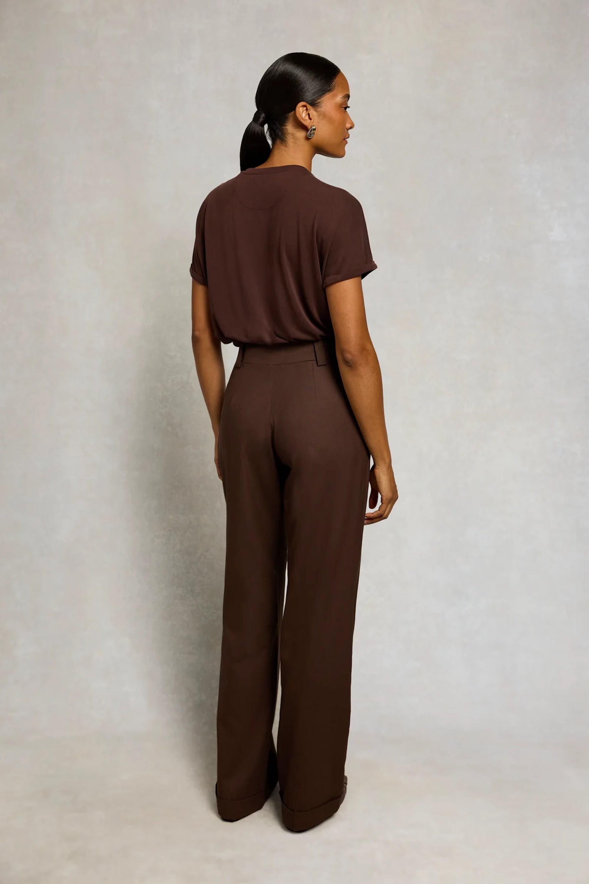 Holland Cooper Madison Tee #Colour_Chocolate