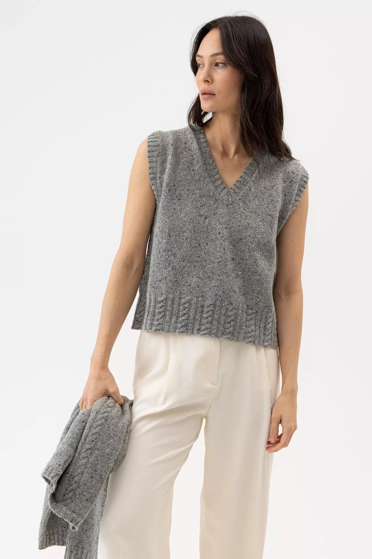Holebrook Magda Vest #Colour_Grey