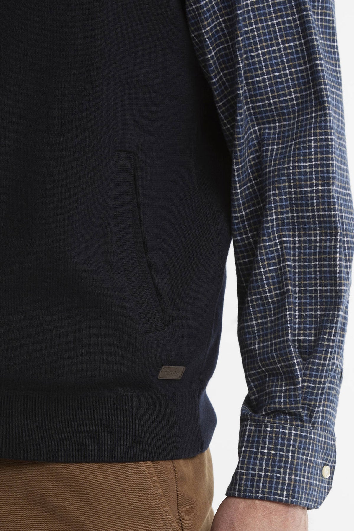 Barbour Marcus Knitted Gilet #Colour_Navy