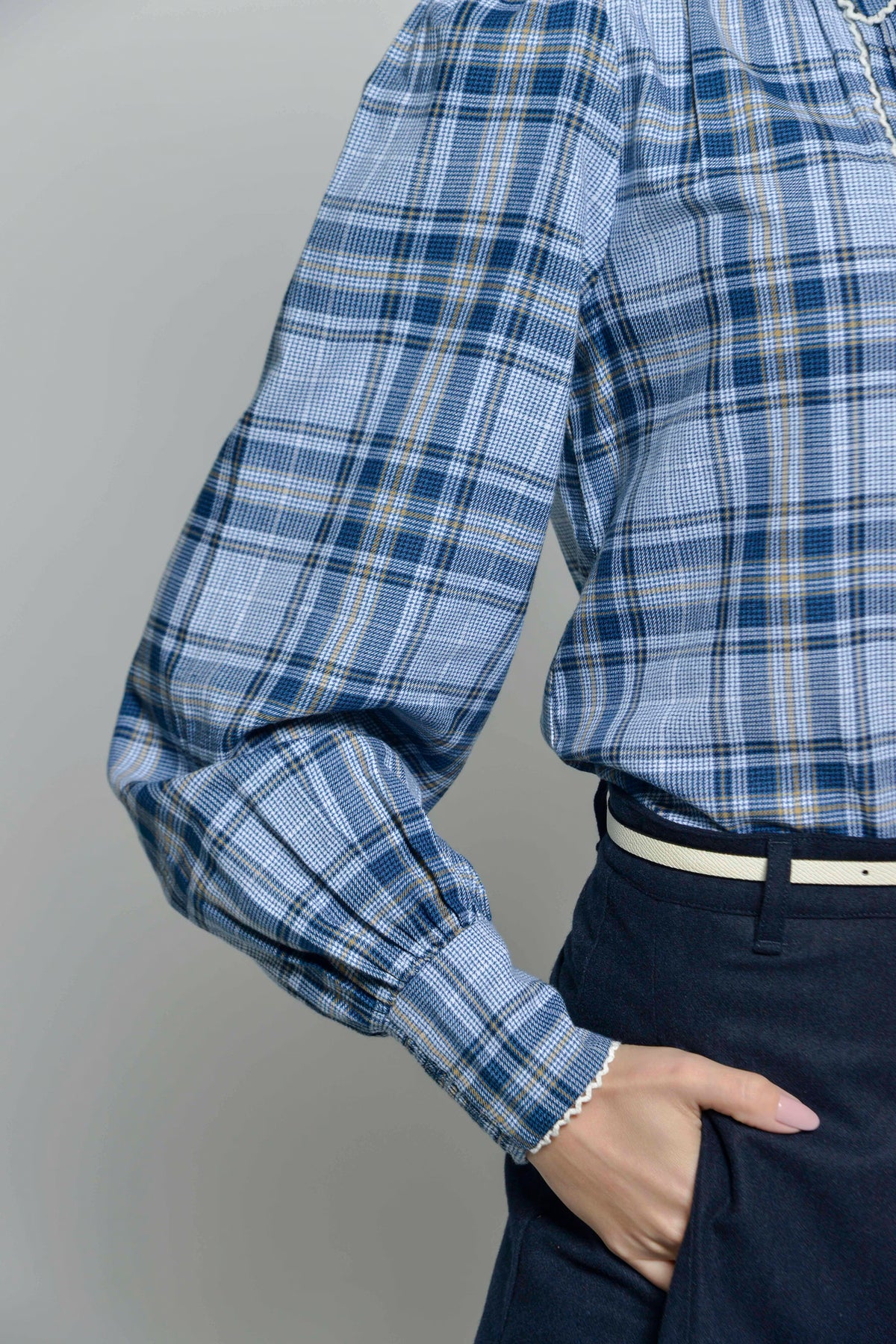 Hartwell Mariella #Colour_Blue Check